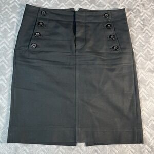 GAP Women's Gray Pencil Skirt‎ Size 0 – Cotton Spandex Stretch